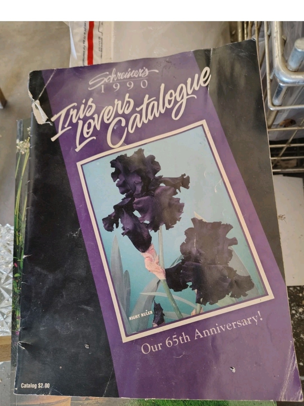 1990 Schreiner's Iris Lover's Catalogue - Purple Cover